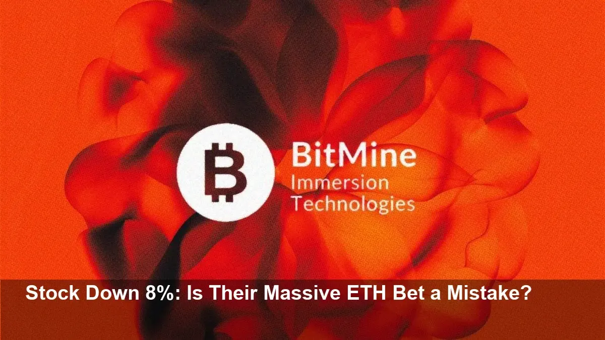 Warning: BitMine's ETH Bet Falters as Stock Plunges 8% Despite Massive Buy—Are Top Investors Concerned?