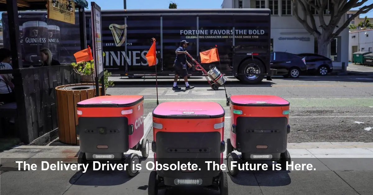 Robot Invasion Hits L.A. Grocers: Are Human Delivery Jobs Doomed? Don't Miss Out on the Future of Delivery.