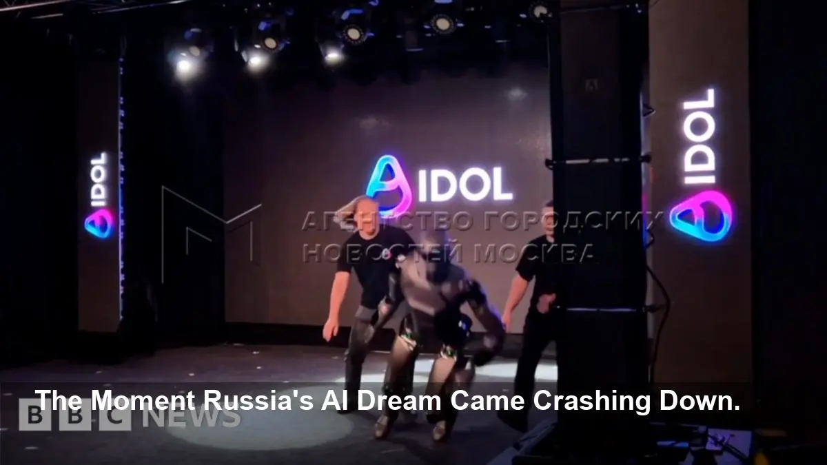 Russia's AI Robot Debut Ends in Disaster: Don't Miss the Viral Fall That Confirms Everyone's Fears About AI.