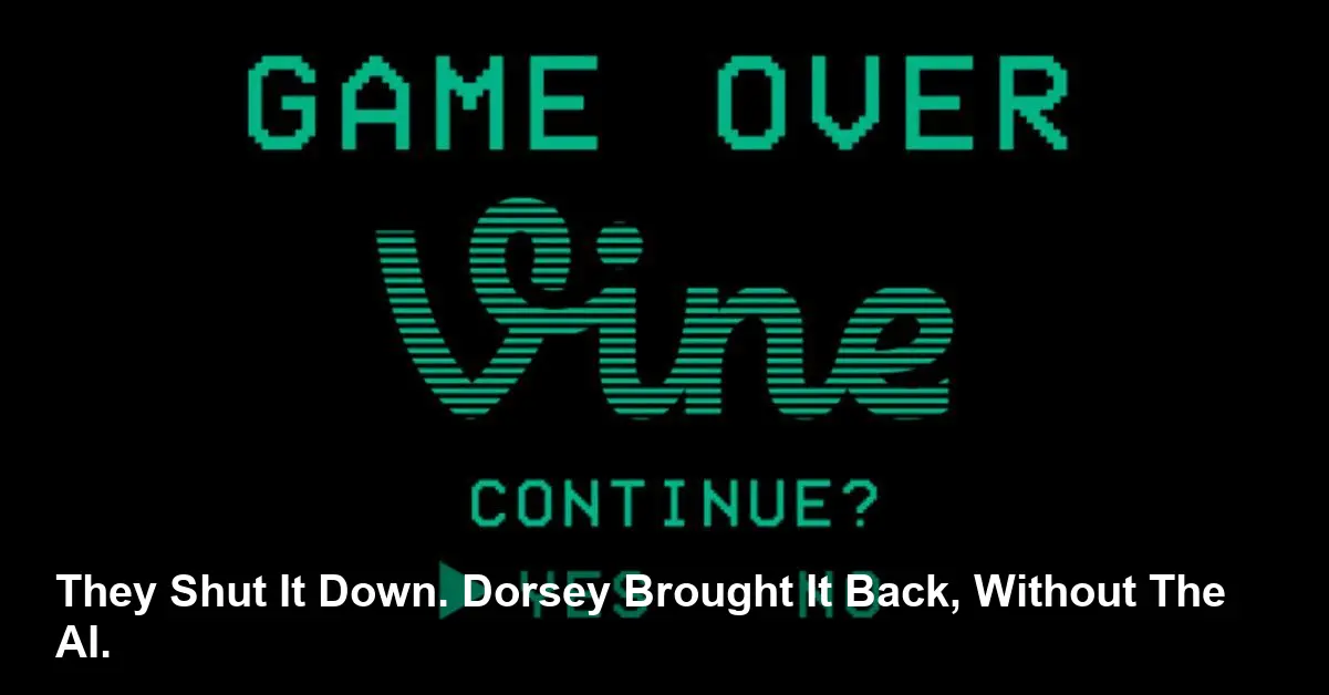 Don't Get Left Behind: Jack Dorsey Revives Vine to Fight the AI Apocalypse You Feared Was Coming