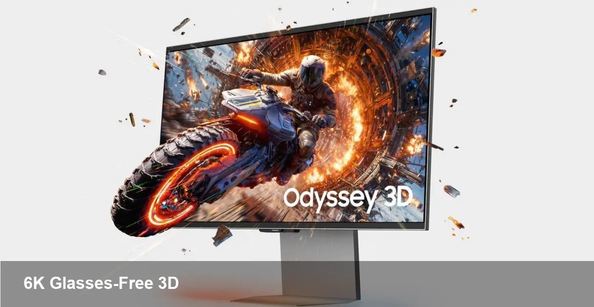 Samsung Odyssey 2026: 6K Glasses-Free 3D