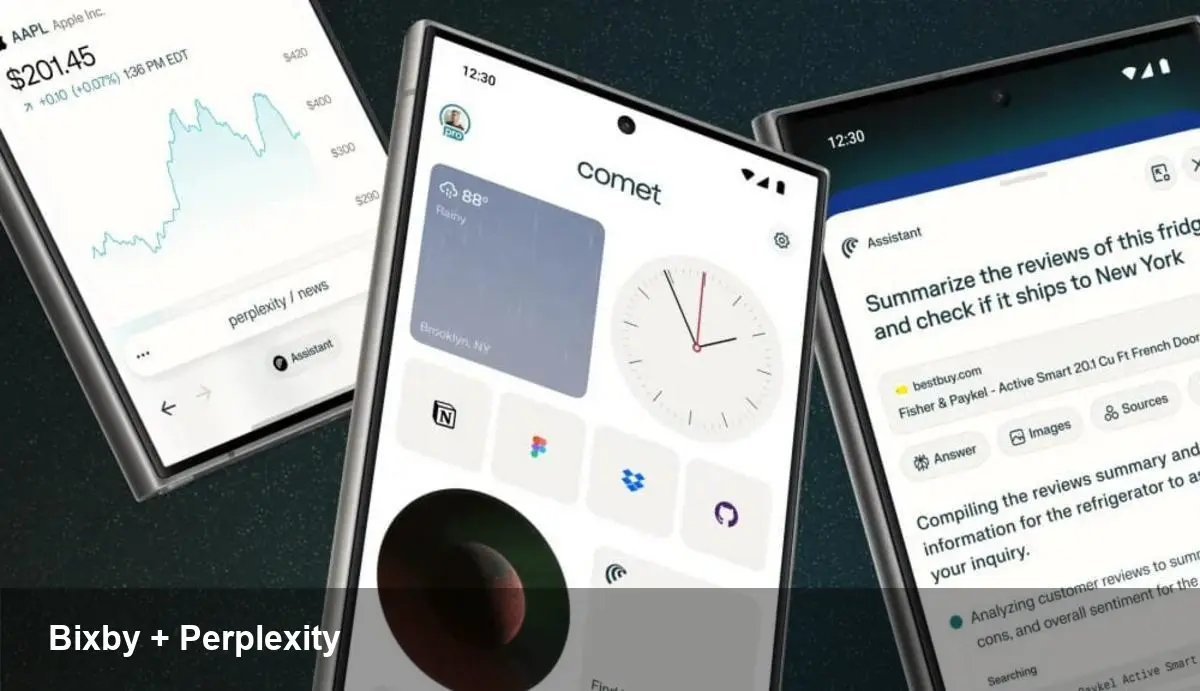 Perplexity AI lands in Bixby with One UI 8.5