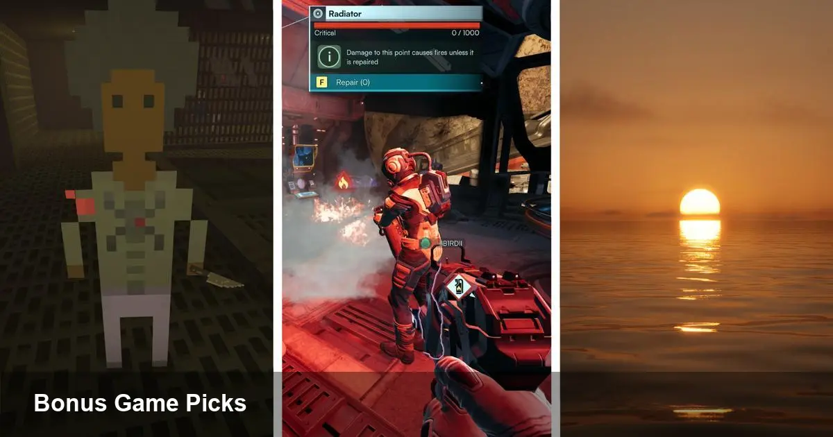 James' 2025 Bonus Games Picks