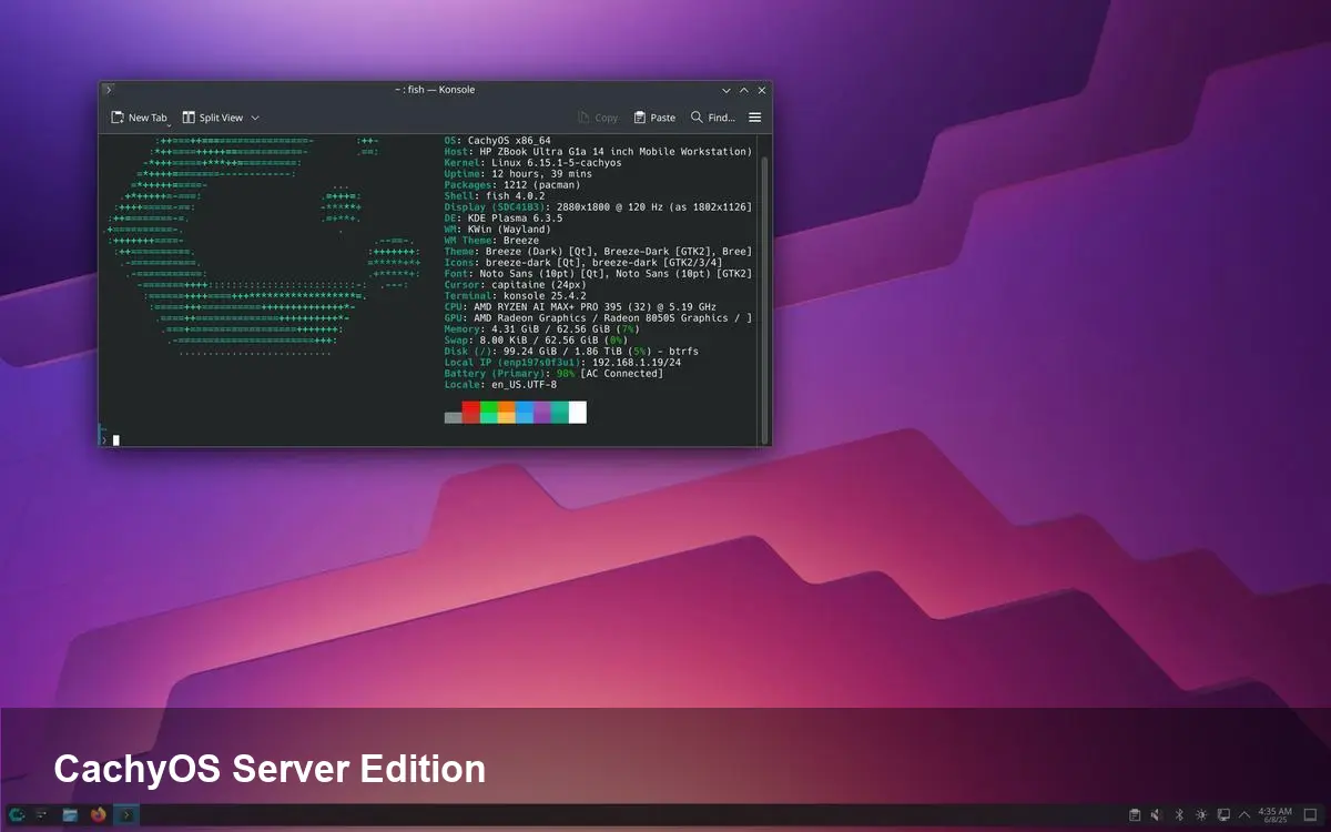 CachyOS Server Edition Coming — Arch Linux-Based