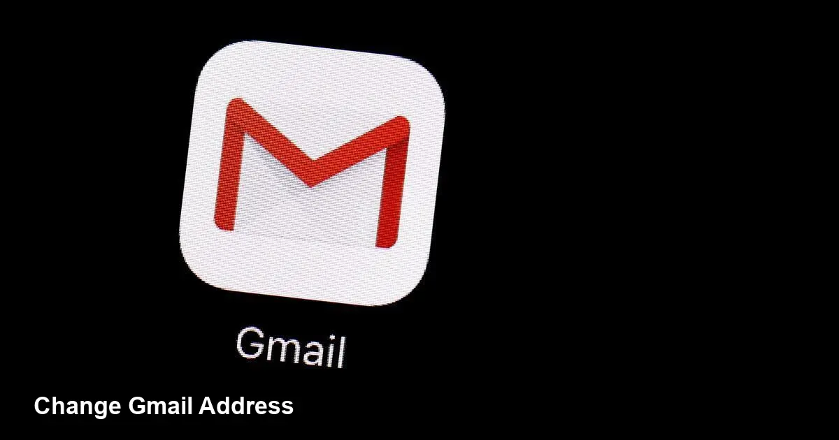 Gmail address change: swap addresses without data loss