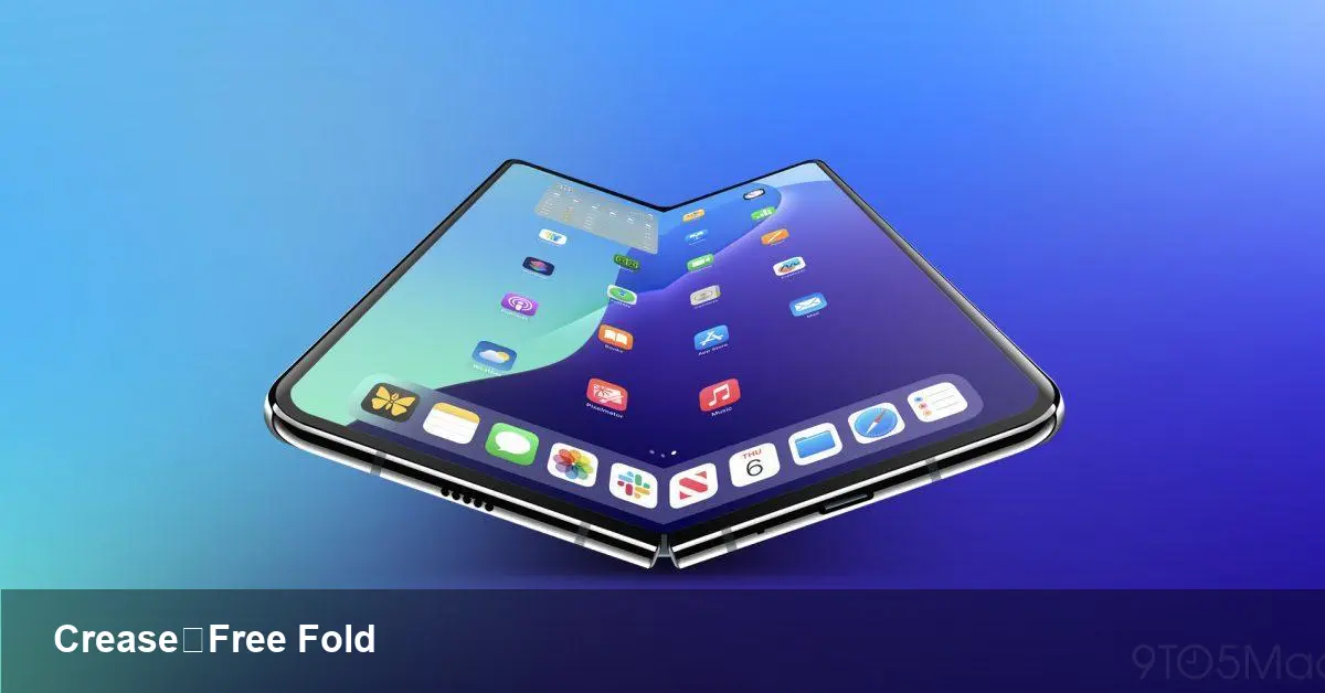 iPhone Fold crease-free display still in flux