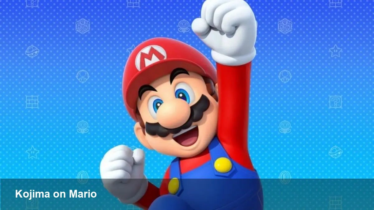 Kojima: Super Mario Bros. inspired his career