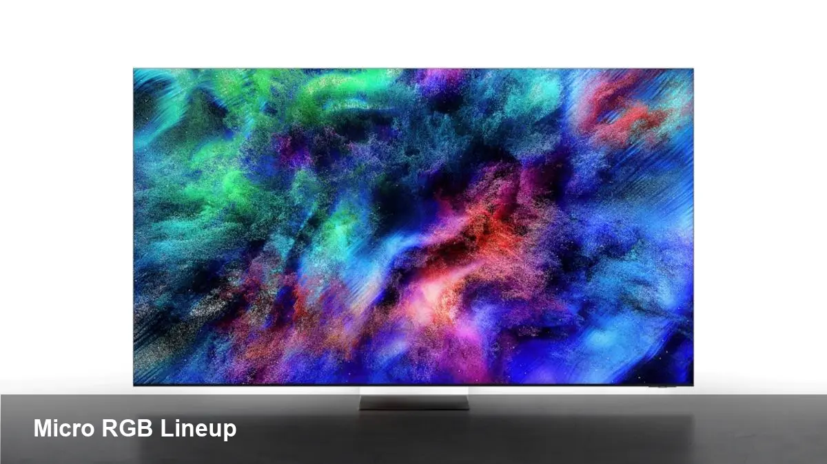 Samsung Micro RGB TVs — 55–115-inch Lineup at CES