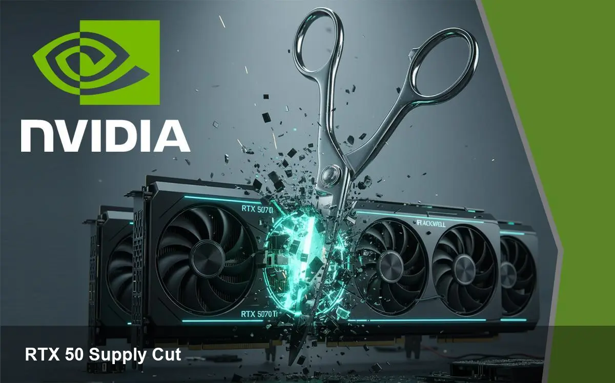 NVIDIA May Cut RTX 50 Output by Up to 40%