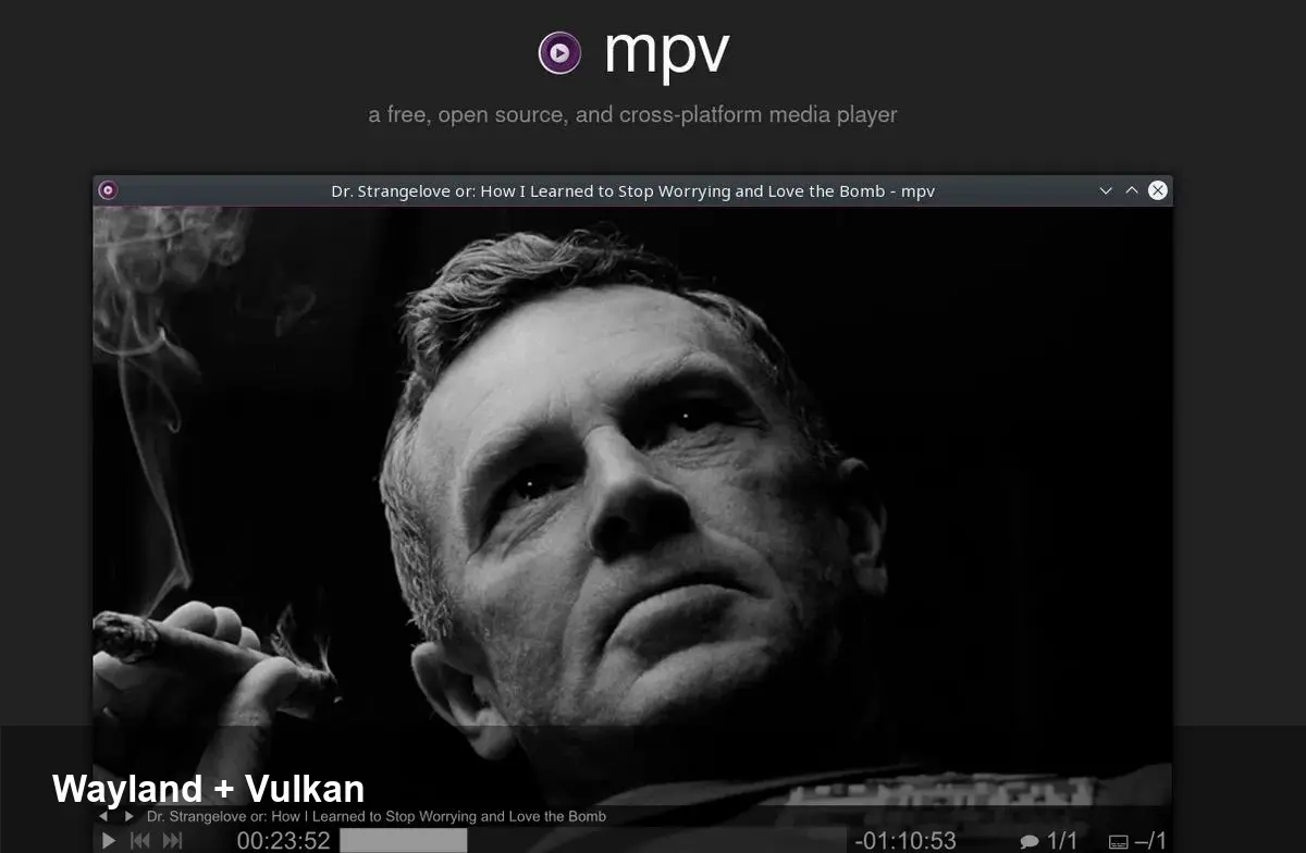 mpv 0.41: Wayland Enhancements & Vulkan Decoding