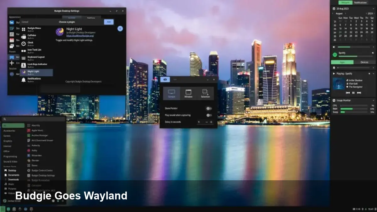 Budgie 10.10: Desktop Migrates from X11 to Wayland