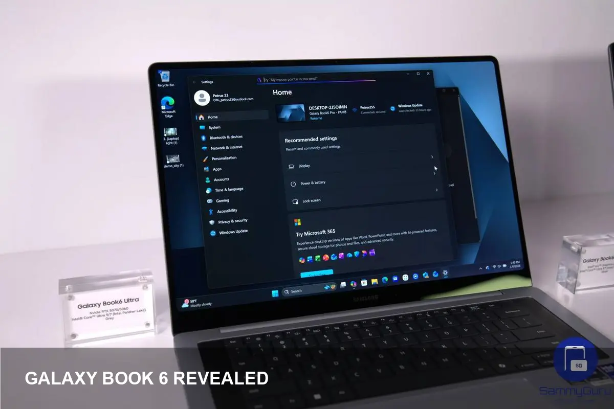 Samsung Galaxy Book 6 Pro & Ultra specs, prices leaked