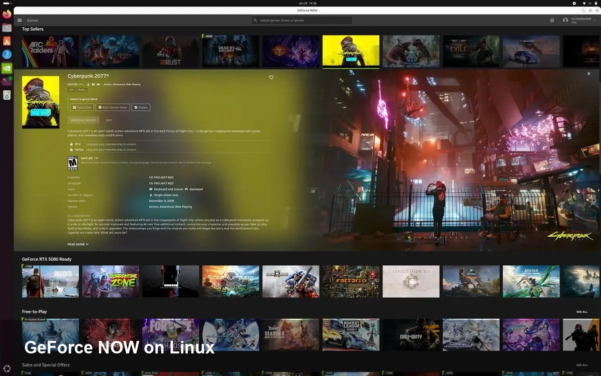GeForce NOW Lands on Linux as Flatpak
