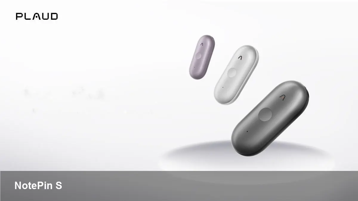 Plaud NotePin S: new AI pin & meeting app