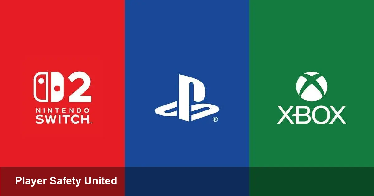 Console Makers Update Player Safety Pledge