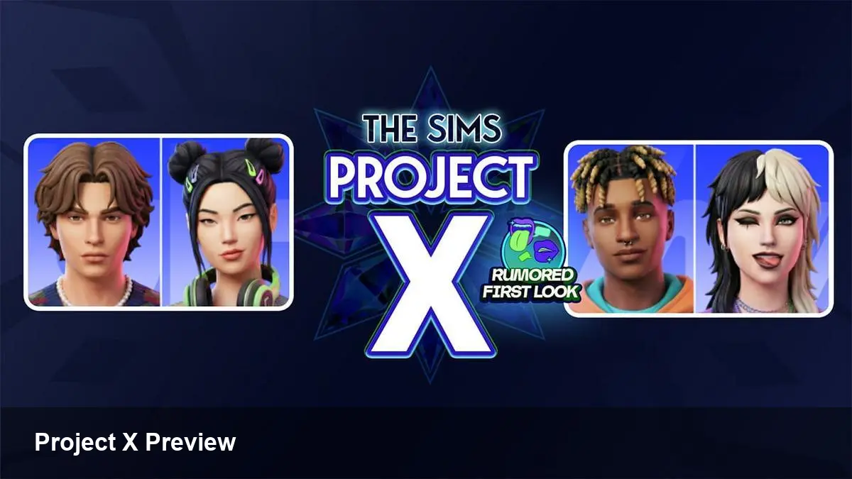 Sims Project X Leak: First Character Renders