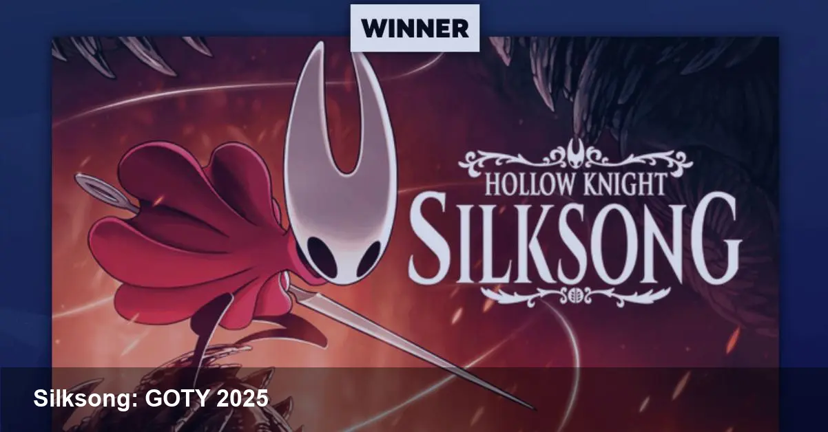 Silksong Wins Steam's 2025 GOTY
