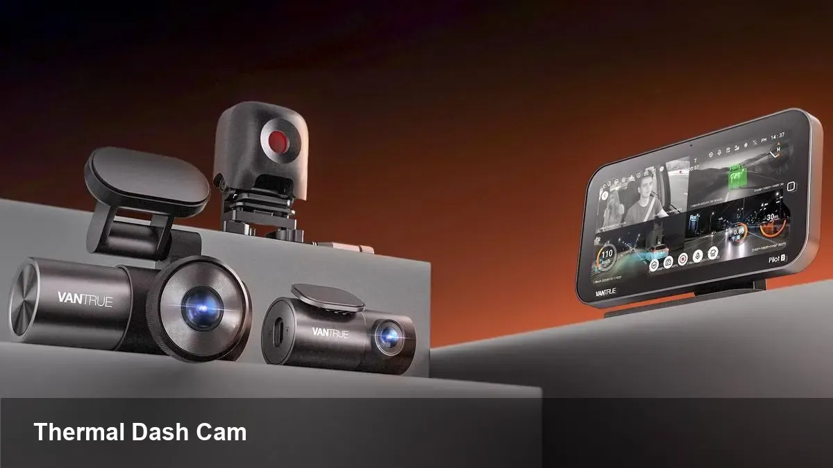 Vantrue P2: Dash Cam with Thermal & 6.25in Screen
