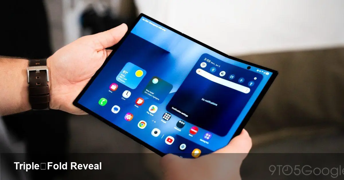 Galaxy Z TriFold Hands‑On at CES 2026