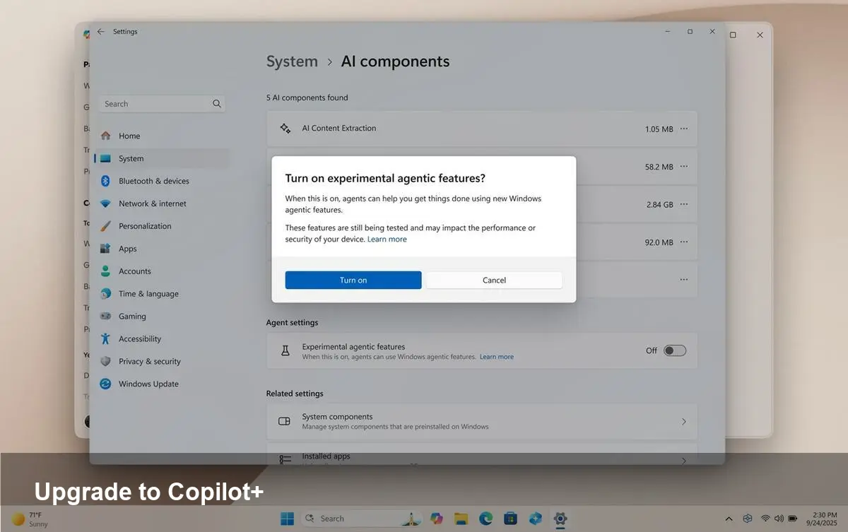Upgrade to Copilot+ Windows 11 PCs