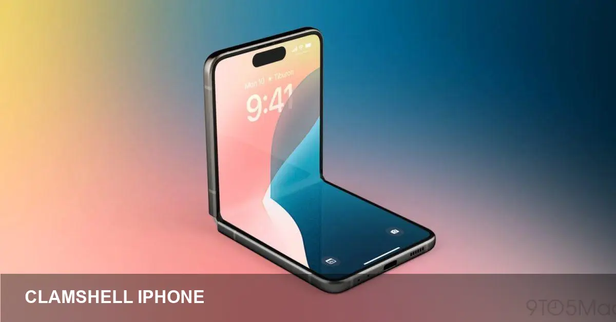 Apple exploring clamshell foldable iPhone