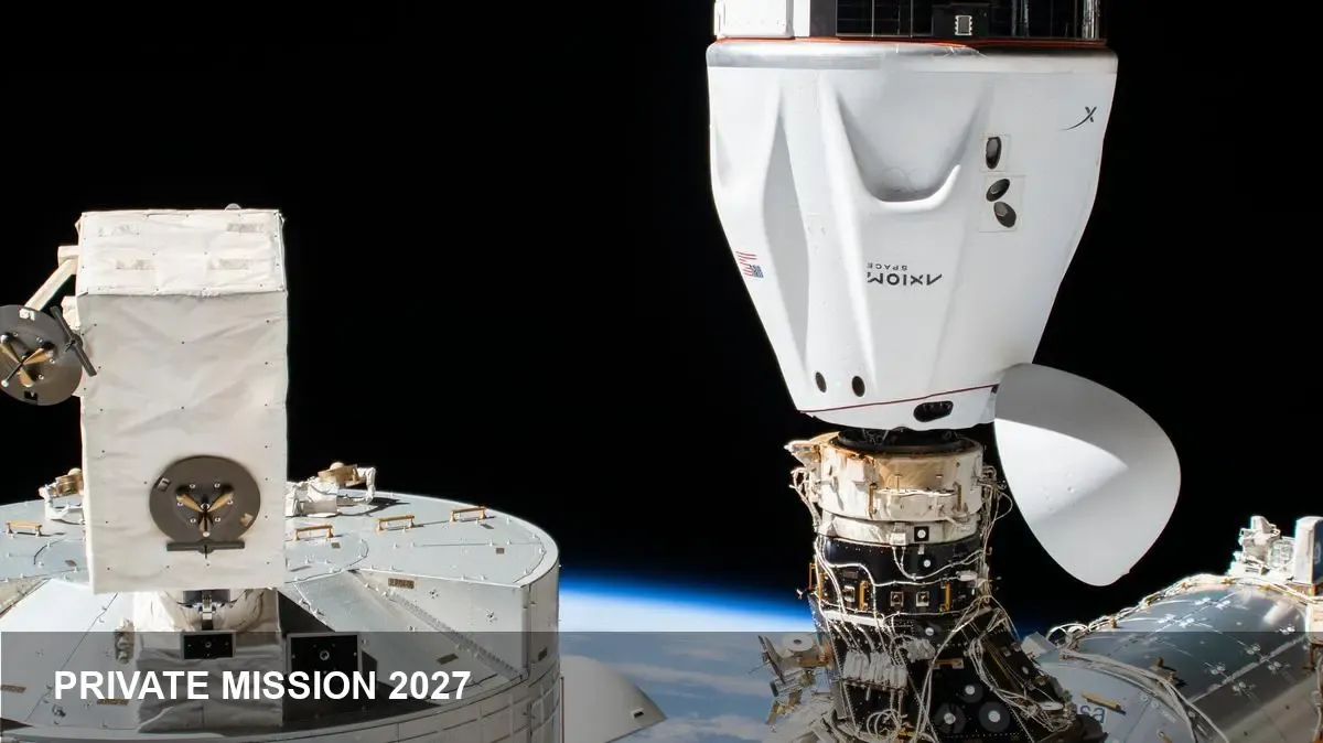 Axiom wins NASA private astronaut mission (2027)