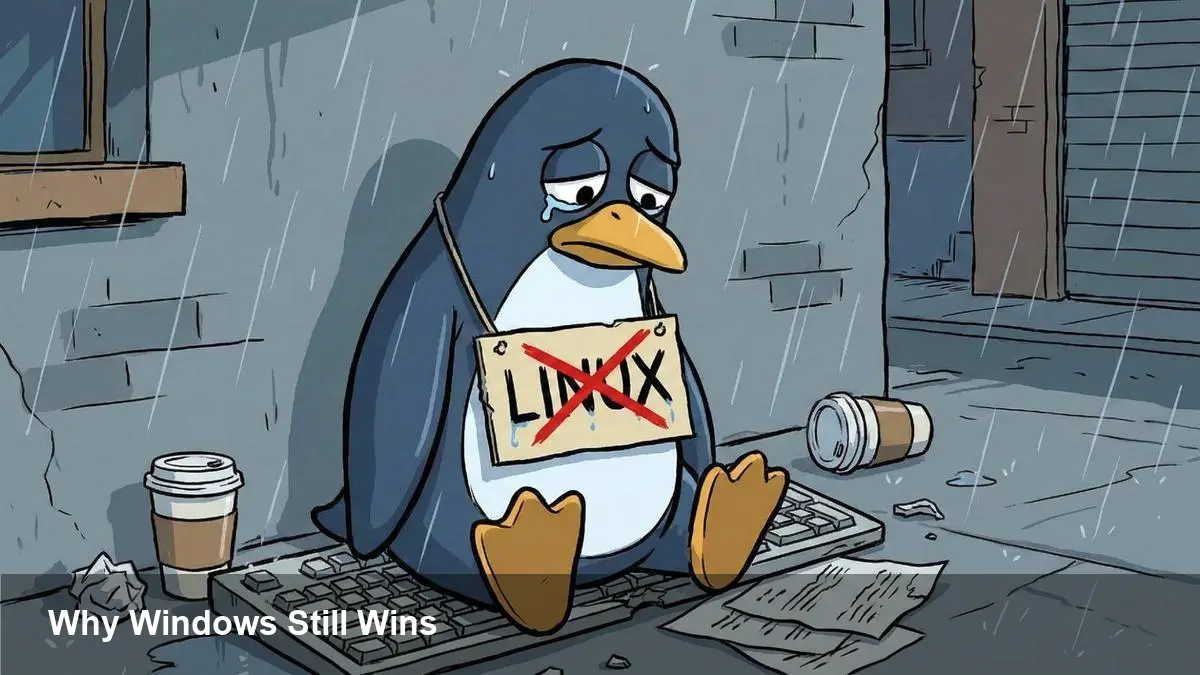 Why People Stick with Windows (vs Linux)