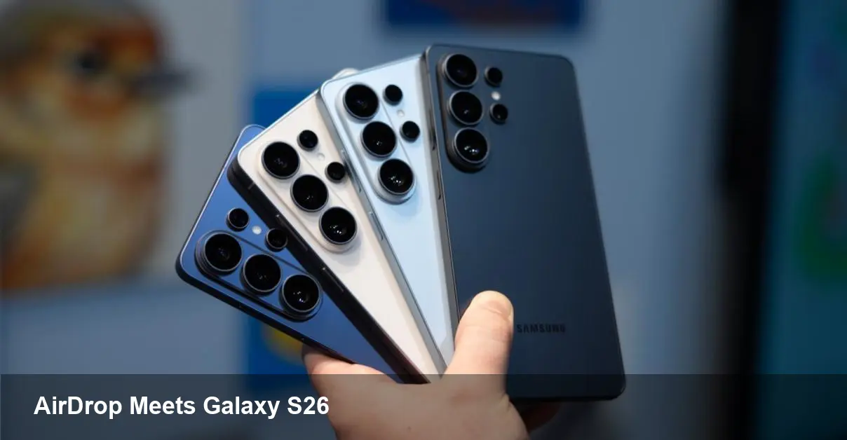 Galaxy S26 Gains Native AirDrop Support