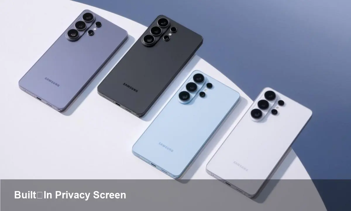 Galaxy S26 Ultra: Built-in Privacy Display