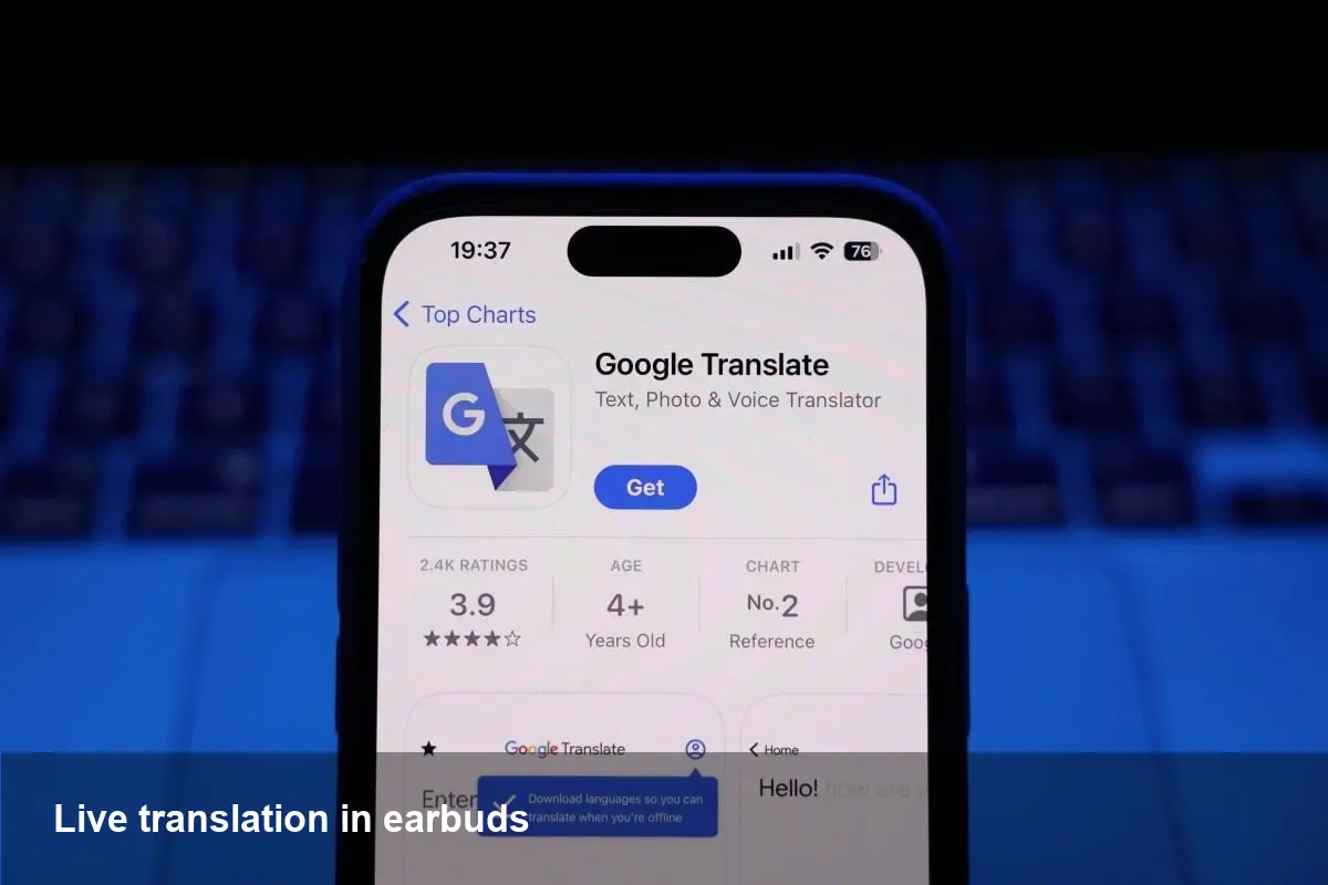 Google Translate real-time headphones reach iOS