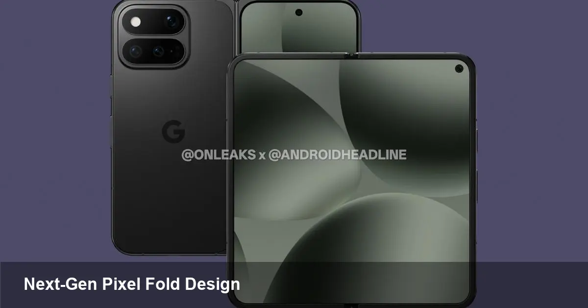 Pixel 11 Pro Fold: What the Renders Reveal