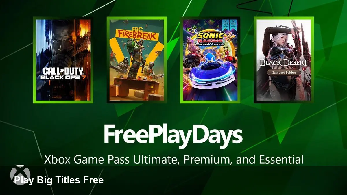 Free Play Days: Play COD Black Ops 7 & More
