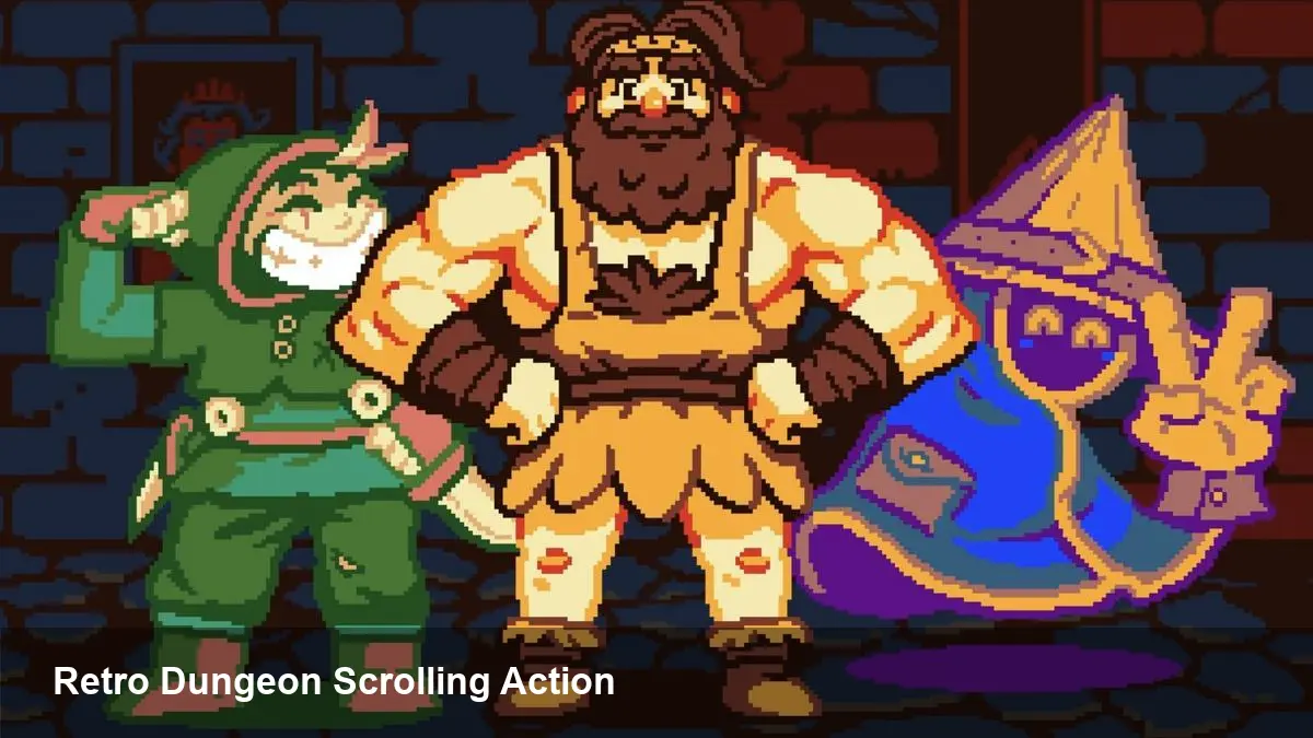 Dark Scrolls: Devolver's Retro Dungeon Scroller