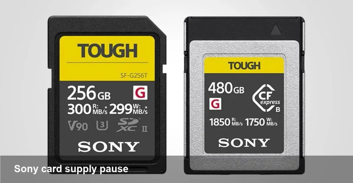 Sony Memory Card Pause: What Creators Should Do