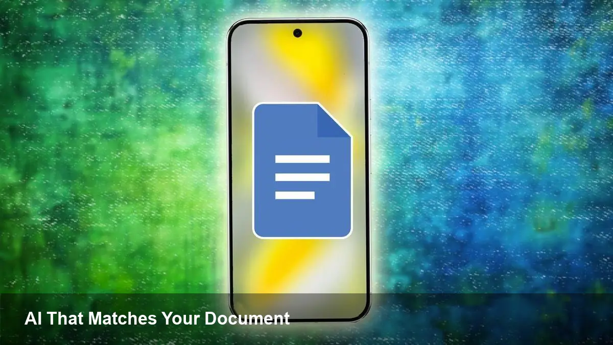 Google Docs: Match Doc Format with Gemini