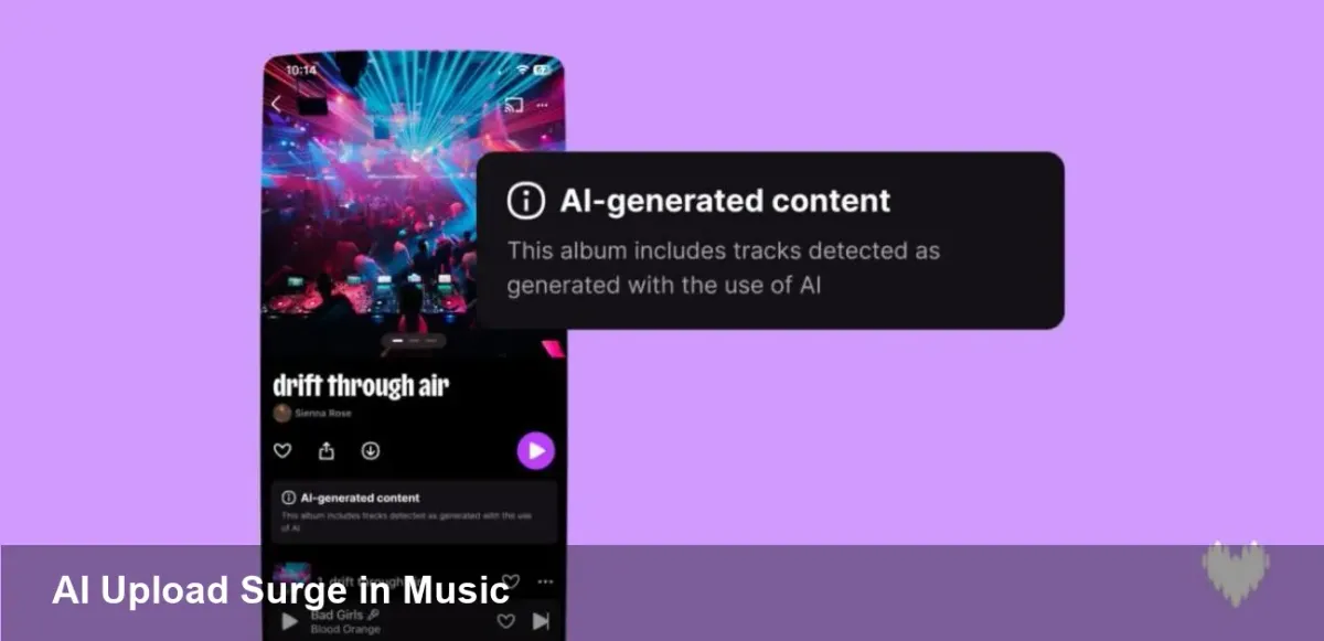 Deezer: 44% of Daily Uploads Are AI Music