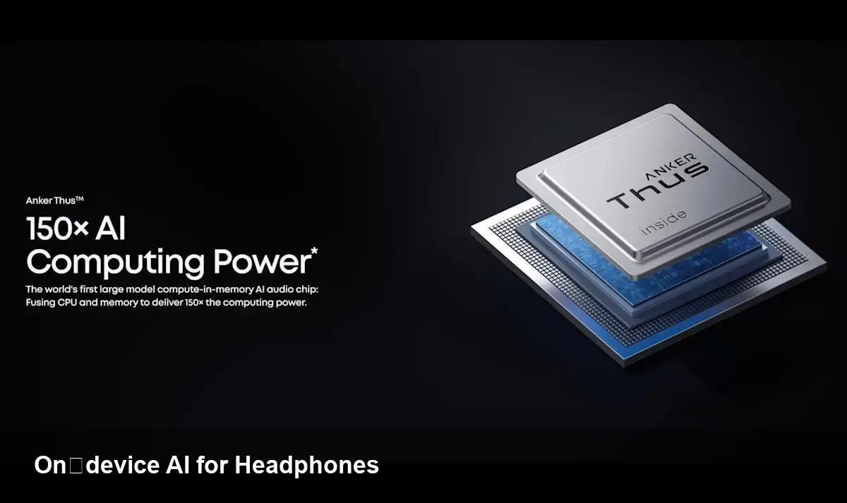 Anker's Thus Chip: AI for Headphones & Wearables