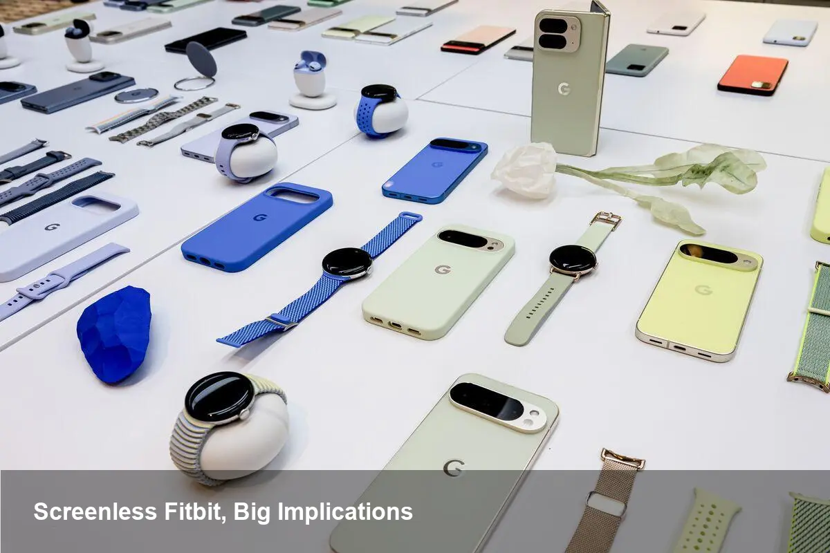 Google’s Screenless Fitbit: A New Wearable Move