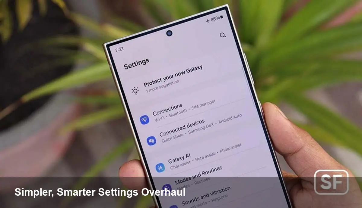 One UI 9 Settings: Simpler, Smarter