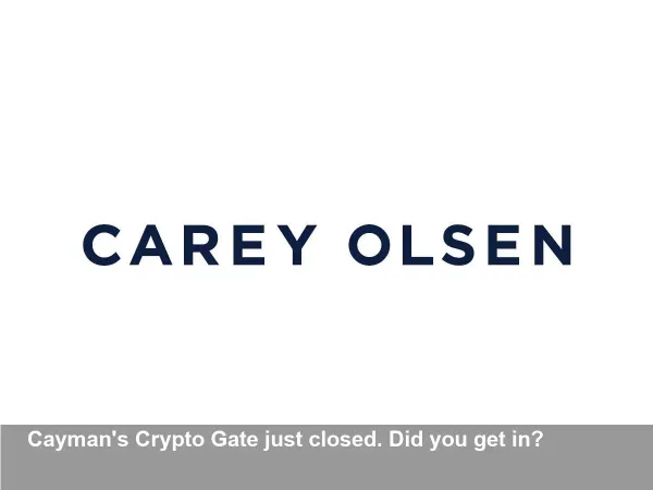 Cayman Islands' Drastic New Crypto Laws Are in Effect – Ignoring Them Could Be a Costly Mistake for Your VASP.