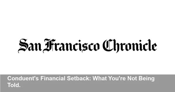 Conduent's Shocking Q3 Loss: CNDT Misses All Expectations, What Investors Must Know Now