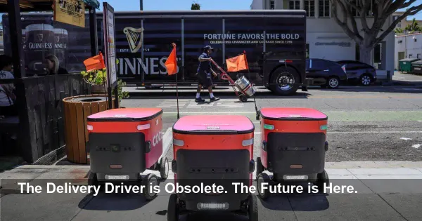 Robot Invasion Hits L.A. Grocers: Are Human Delivery Jobs Doomed? Don't Miss Out on the Future of Delivery.