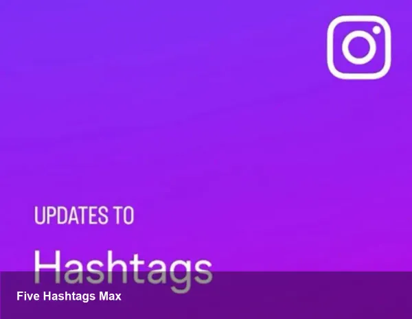 Instagram Hashtag Limit: 5 Tags Per Post