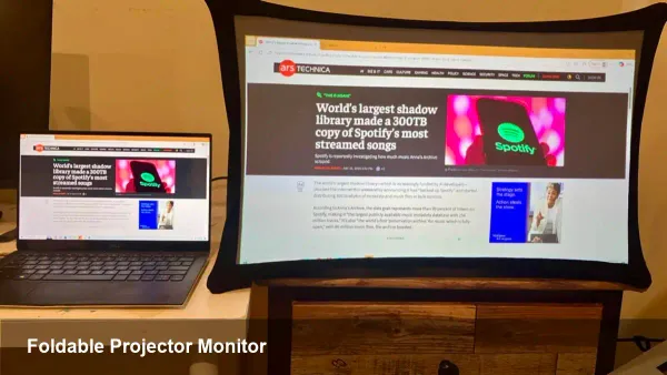 Arovia Splay: Portable Projector That Doubles as Monitor