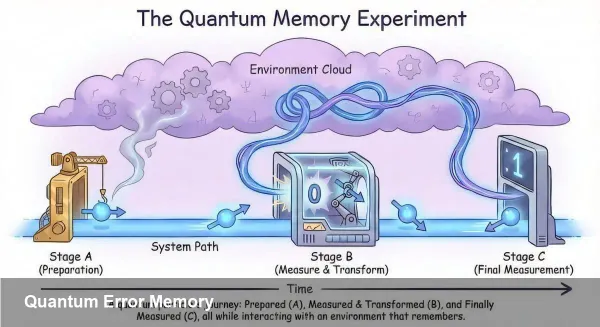 Quantum errors mapped over time