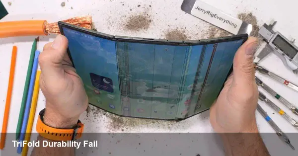 Galaxy Z TriFold Fails Durability Test