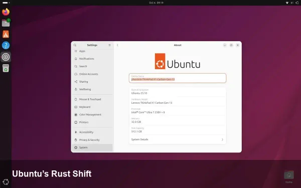 Ubuntu 2025: Rust Shift, Performance, & 25.10 Issues