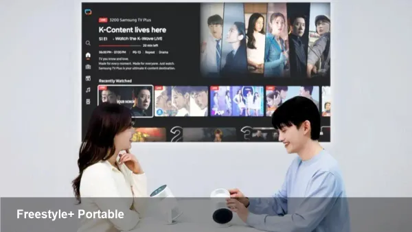 Samsung Freestyle+: AI Portable Projector