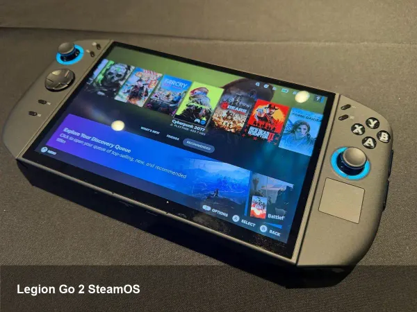 Lenovo Legion Go 2 Adds SteamOS at CES 2026