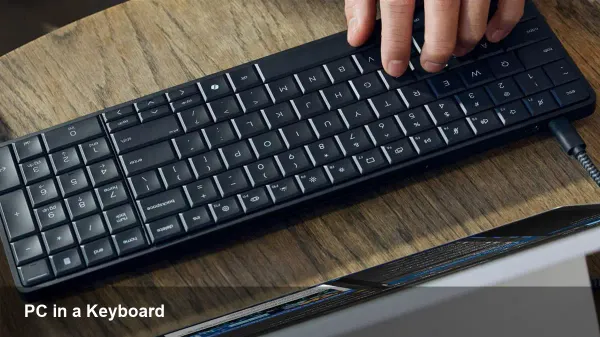 HP EliteBoard: PC Built Into a Keyboard